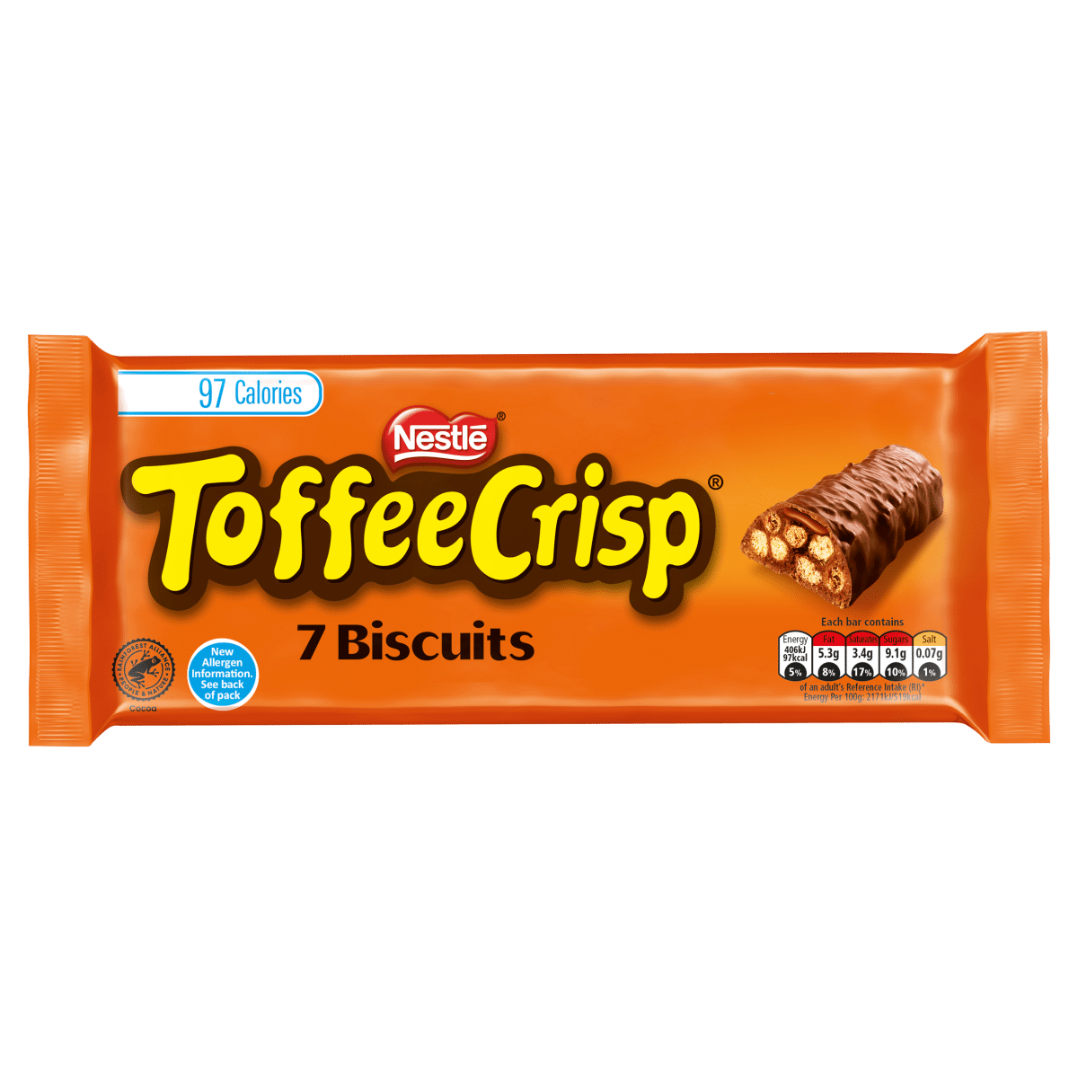 Toffee Crisp Biscuits 7 x 18.7g (130.9g)