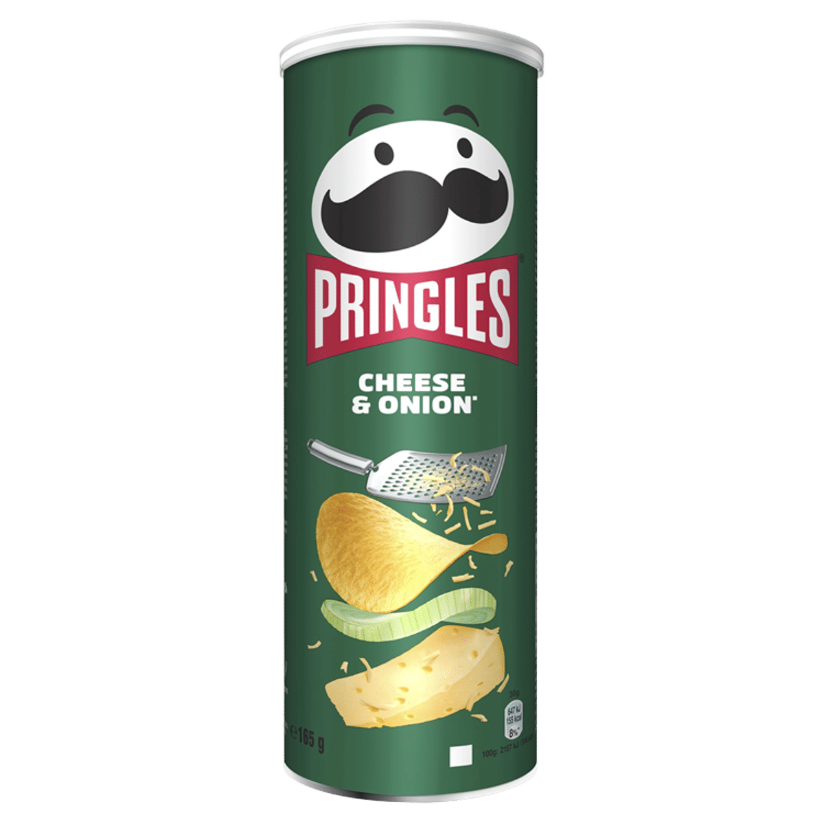 Pringles Cheese & Onion Crisps Can 165g