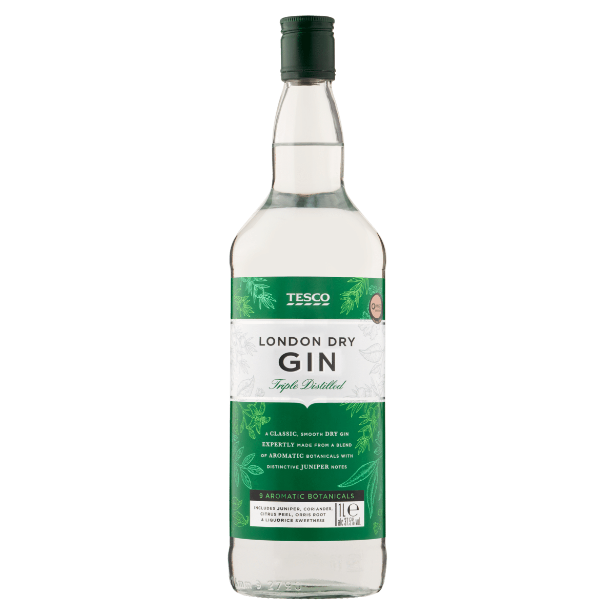 Tesco London Dry Gin 1L