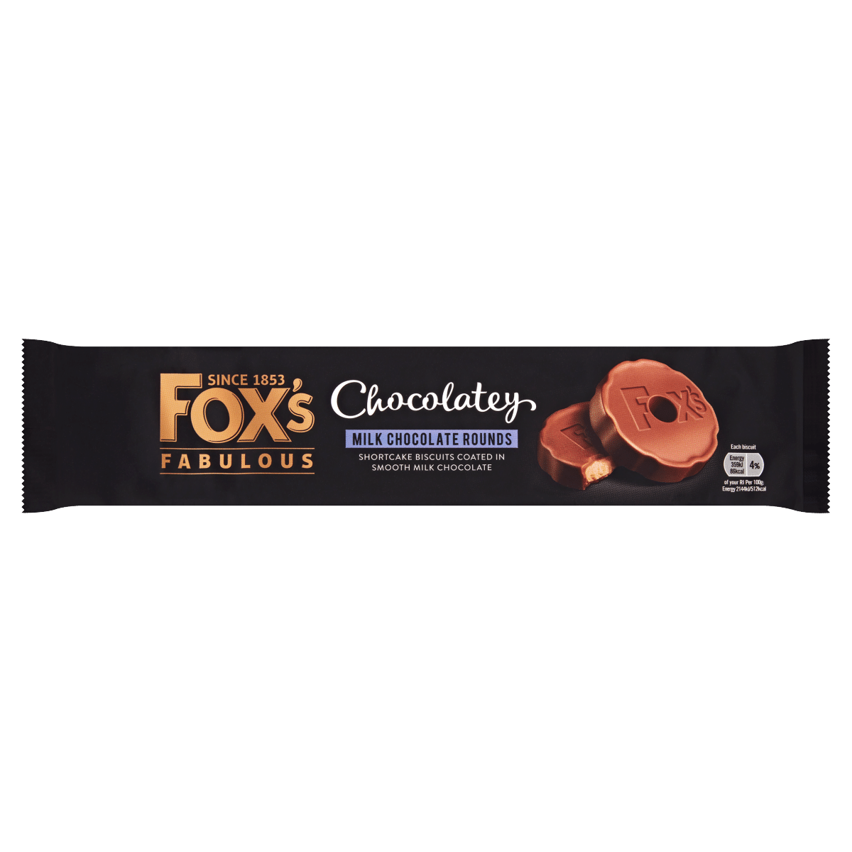 Fox’s Fabulous Chocolatey Milk Chocolate Rounds 130g