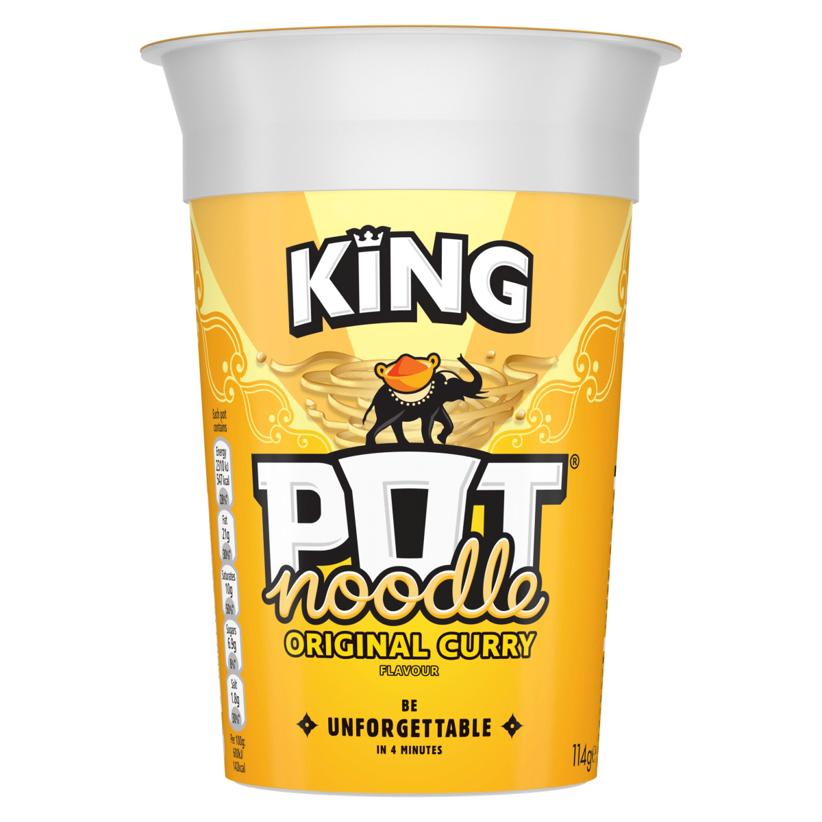 Pot Noodle  King Pot Noodle Original Curry 114 g