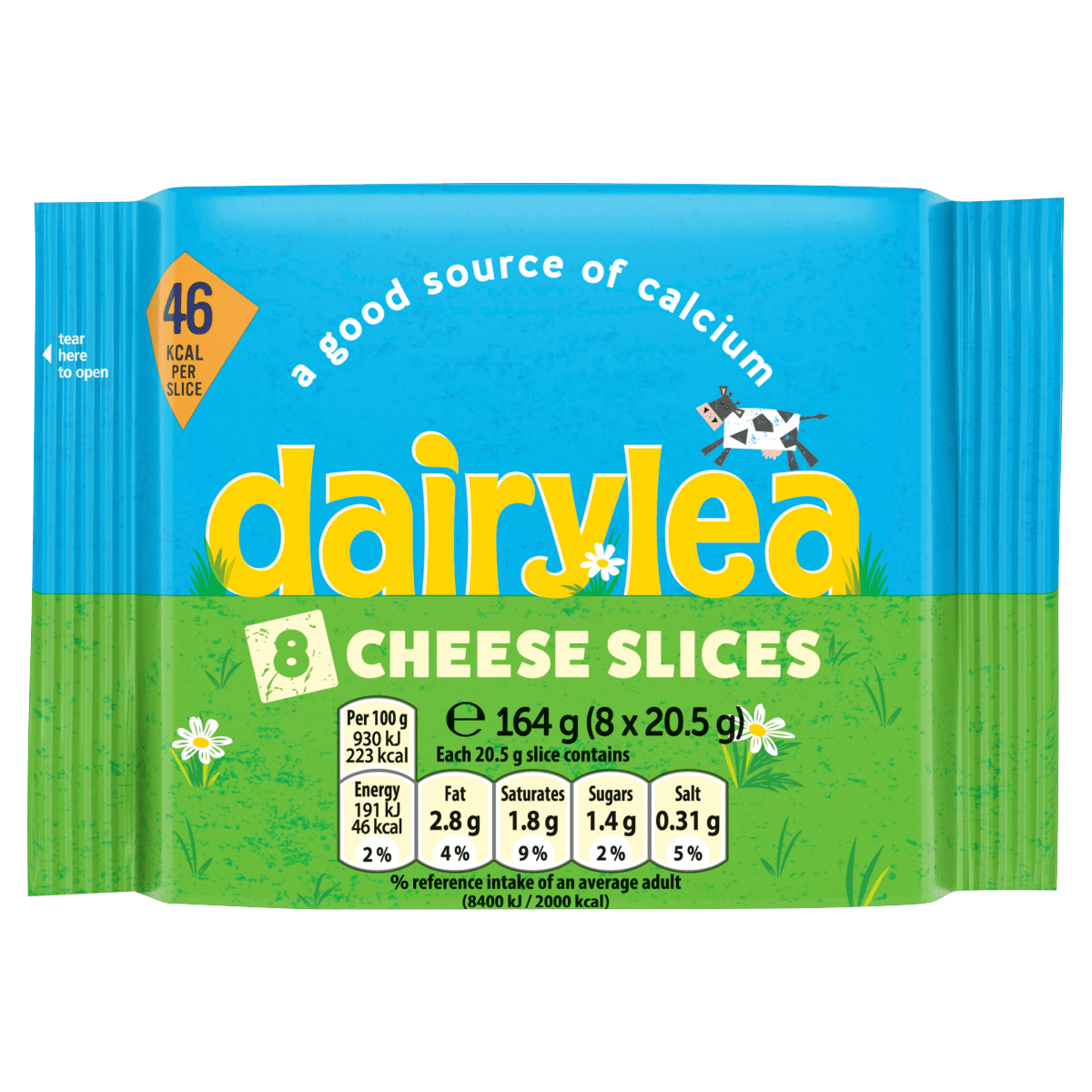 Dairylea Cheese Slices 8 x 20.5g (164g)