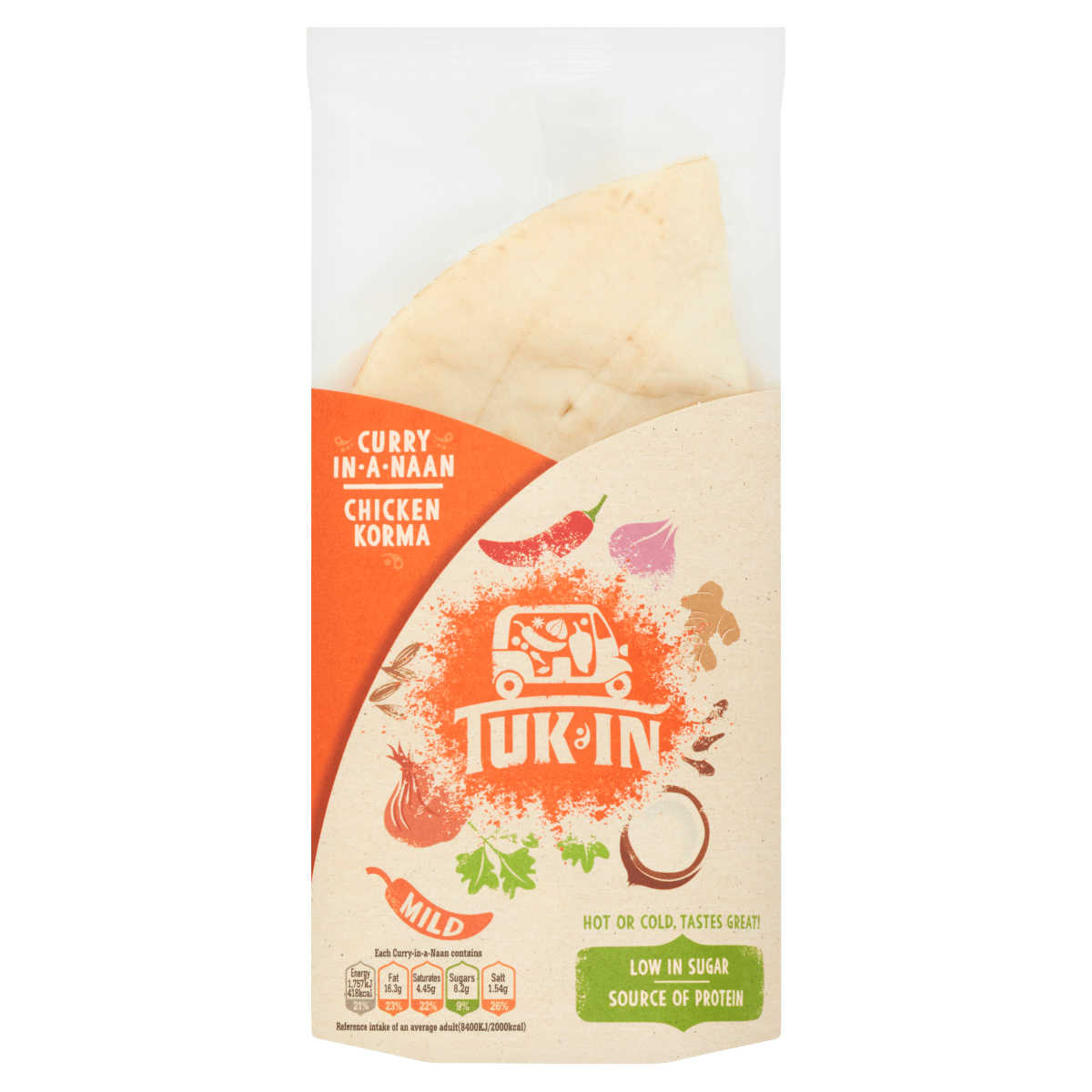 Tuk In Curry in a Naan Chicken Korma 180g