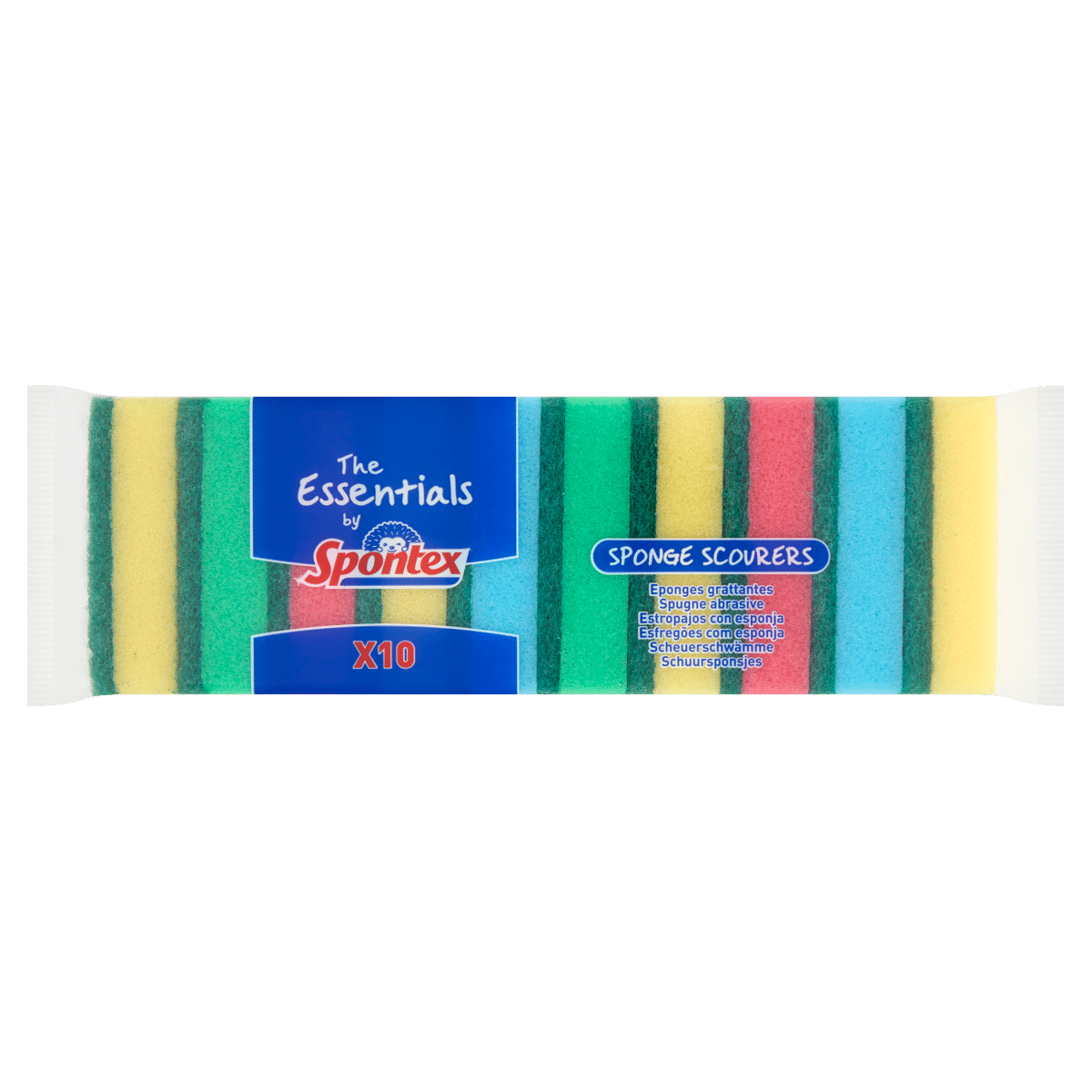 The Essentials by Spontex 10 Sponge Scourers