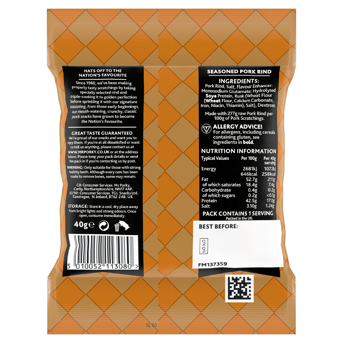 Mr. Porky Original Scratchings 40g