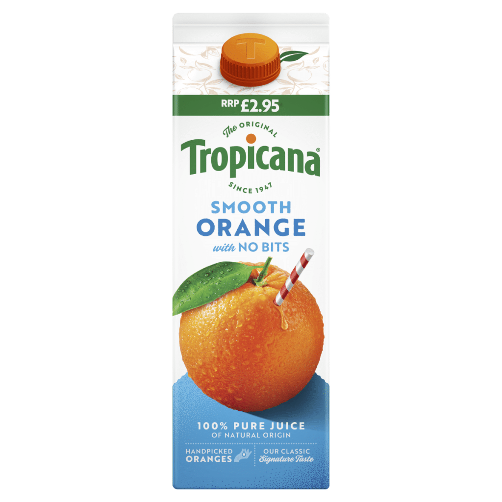 Tropicana Smooth Orange 850ml