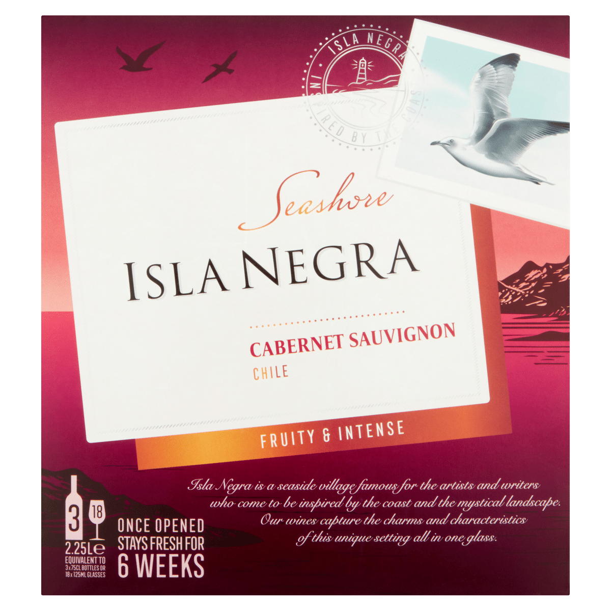 Isla Negra Seashore Cabernet Sauvignon 2.25L