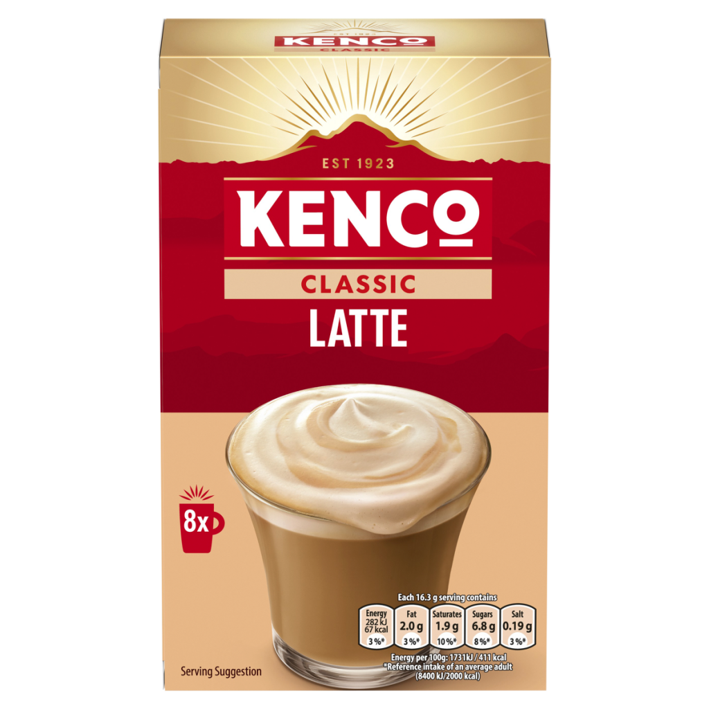 Kenco Classic Latte 8 x 16.3g (130.4g)
