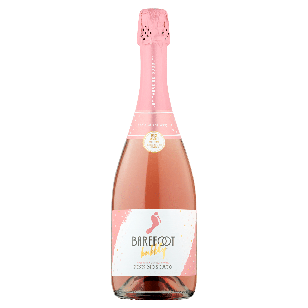 Barefoot Bubbly Pink Moscato Rosé Wine 750ml