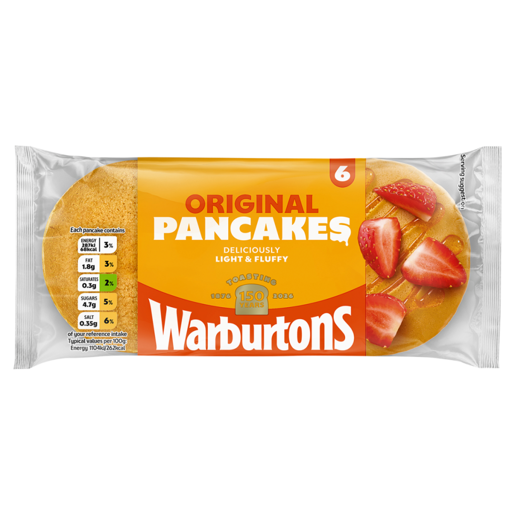 Warburtons 6 Original Pancakes