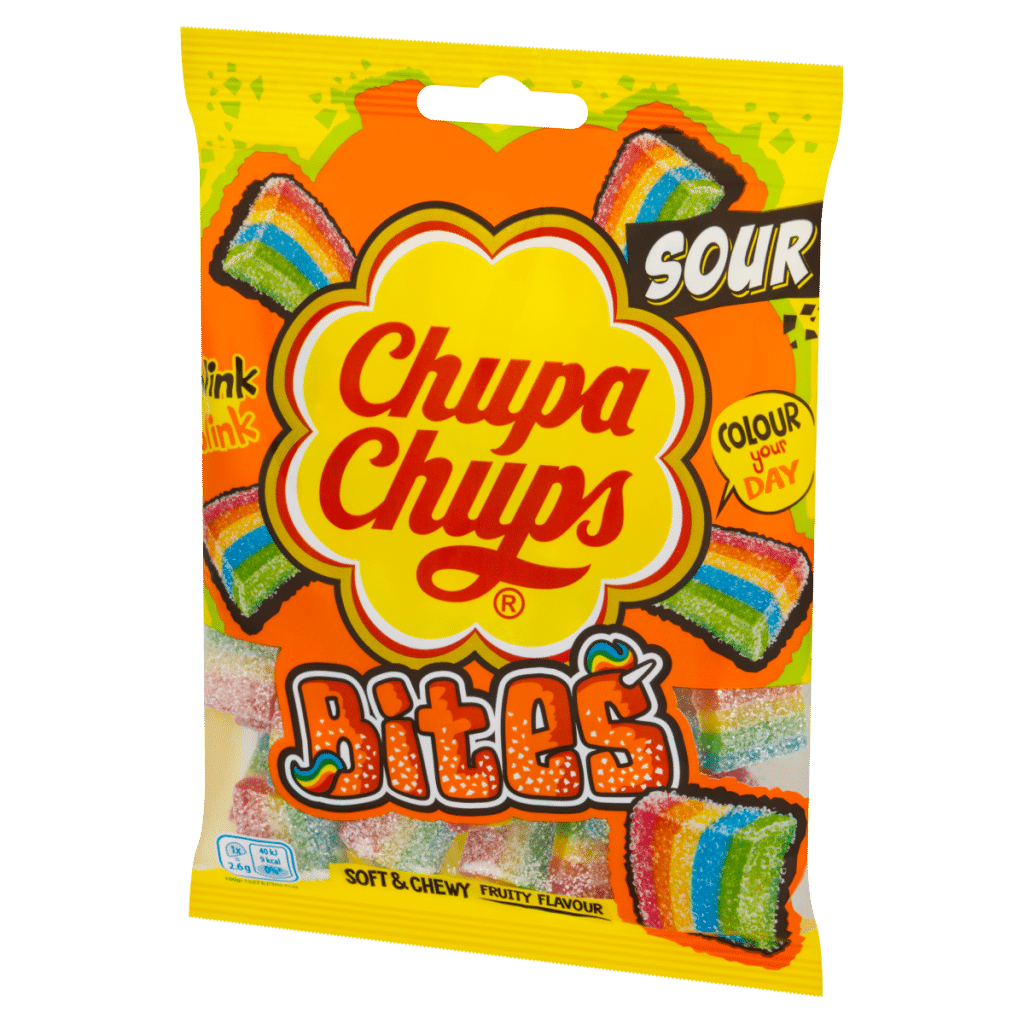 Chupa Chups Soft & Chewy Fruity Flavour Bites 130g