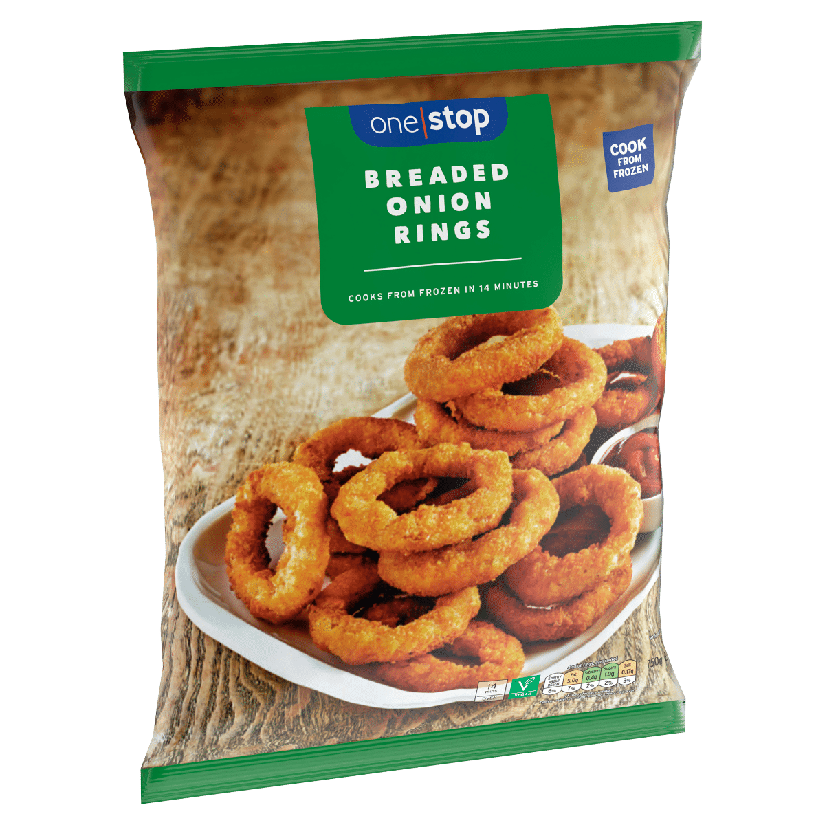 One Stop Breaded Onion Rings 750g