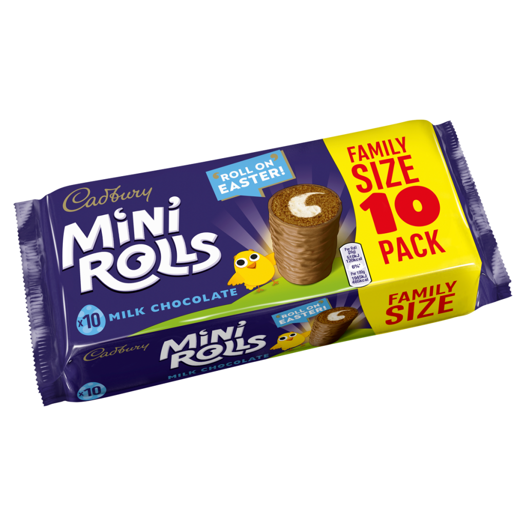 Cadbury 10 Milk Chocolate Mini Rolls