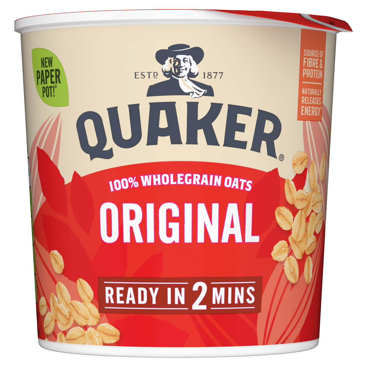 Quaker Oat Original Porridge Pot 45g