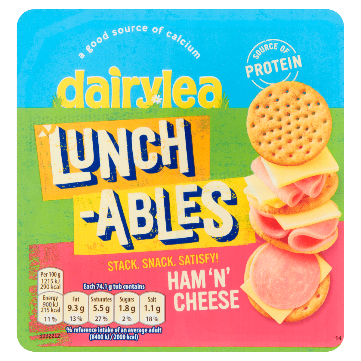 Dairylea Lunchables Ham ‘n’ Cheese 74.1g