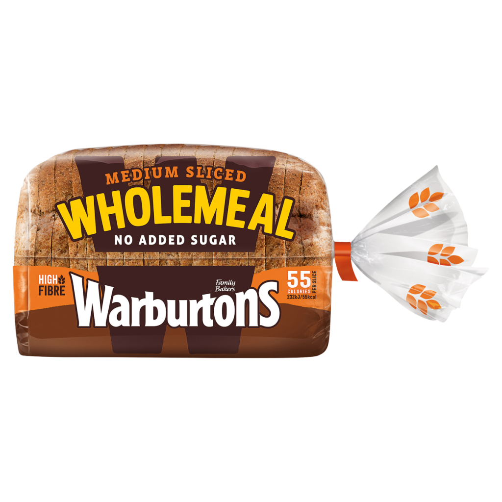Warburtons Medium Sliced Wholemeal 400g