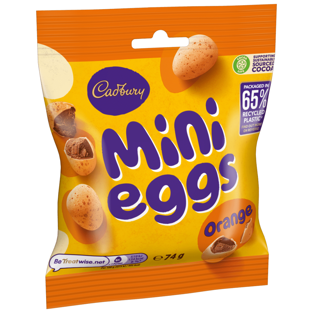 Cadbury Mini Eggs Orange Chocolate 74g