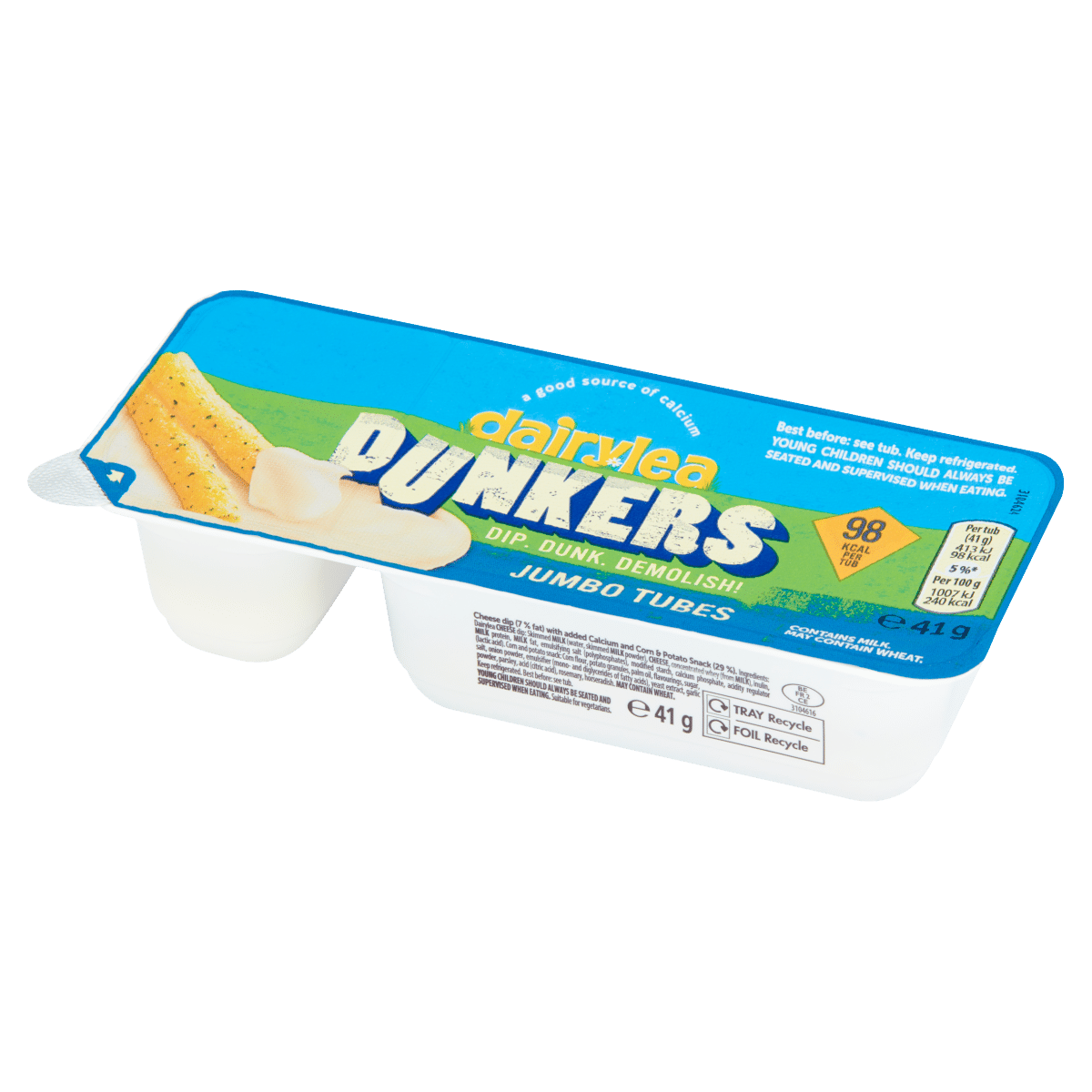 Dairylea Dunkers Jumbo Tubes Cheese Snacks 41g