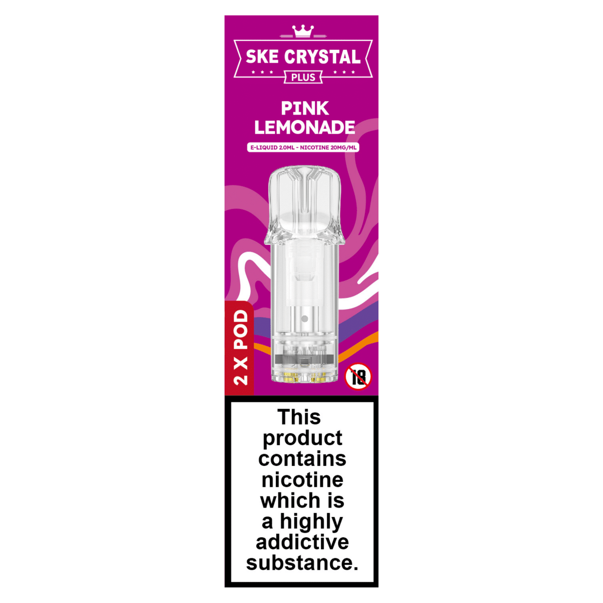 Ske Crystal Plus 2 Pink Lemonade 2.0ml
