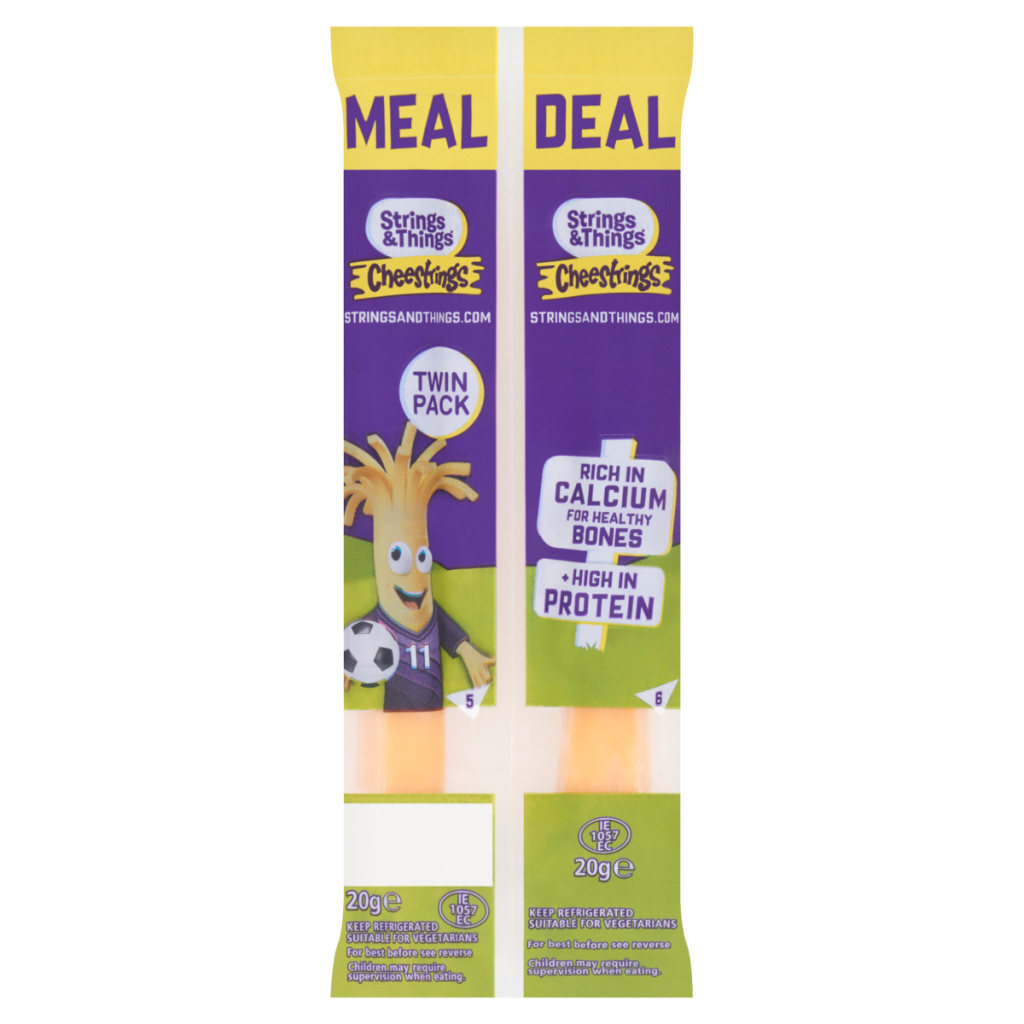 Strings & Things Cheestrings Twin Pack 20g