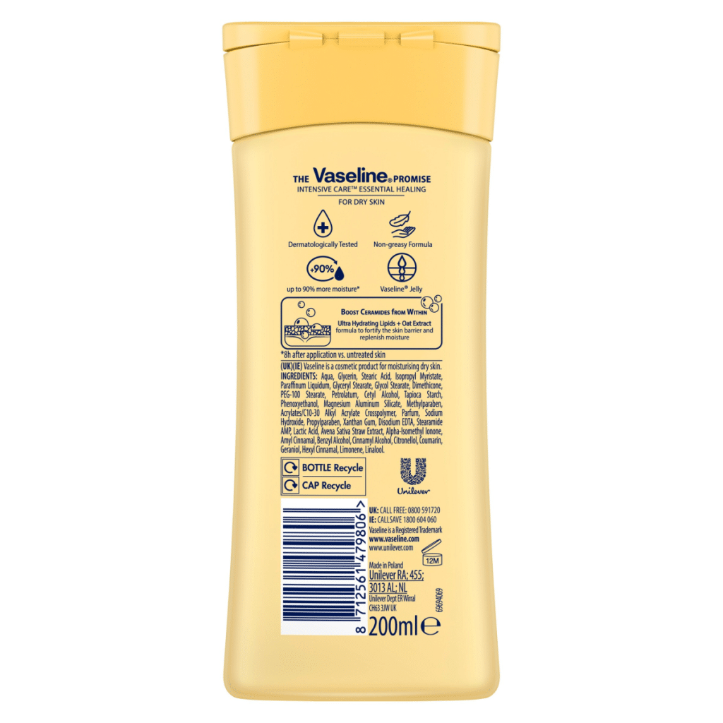 Vaseline Intensive Care Body Lotion Essential Healing 200 ml