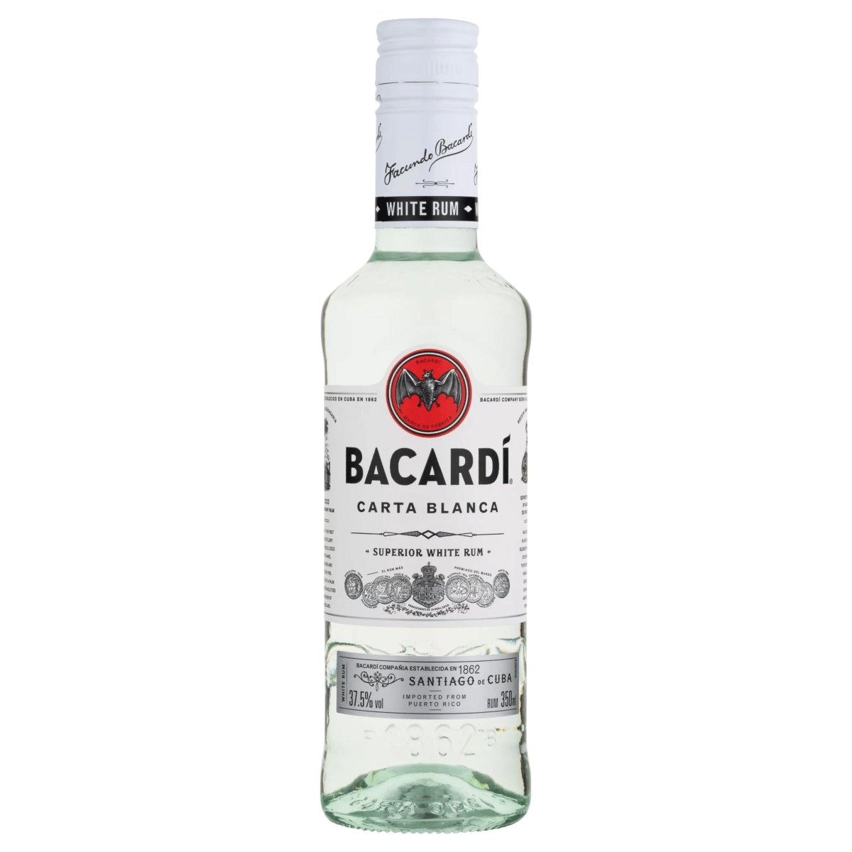 BACARDÍ Carta Blanca Superior White Rum, 35cl