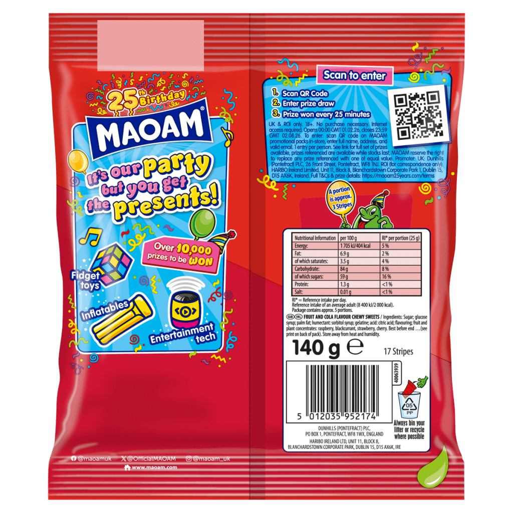 MAOAM 17 Stripes 140g