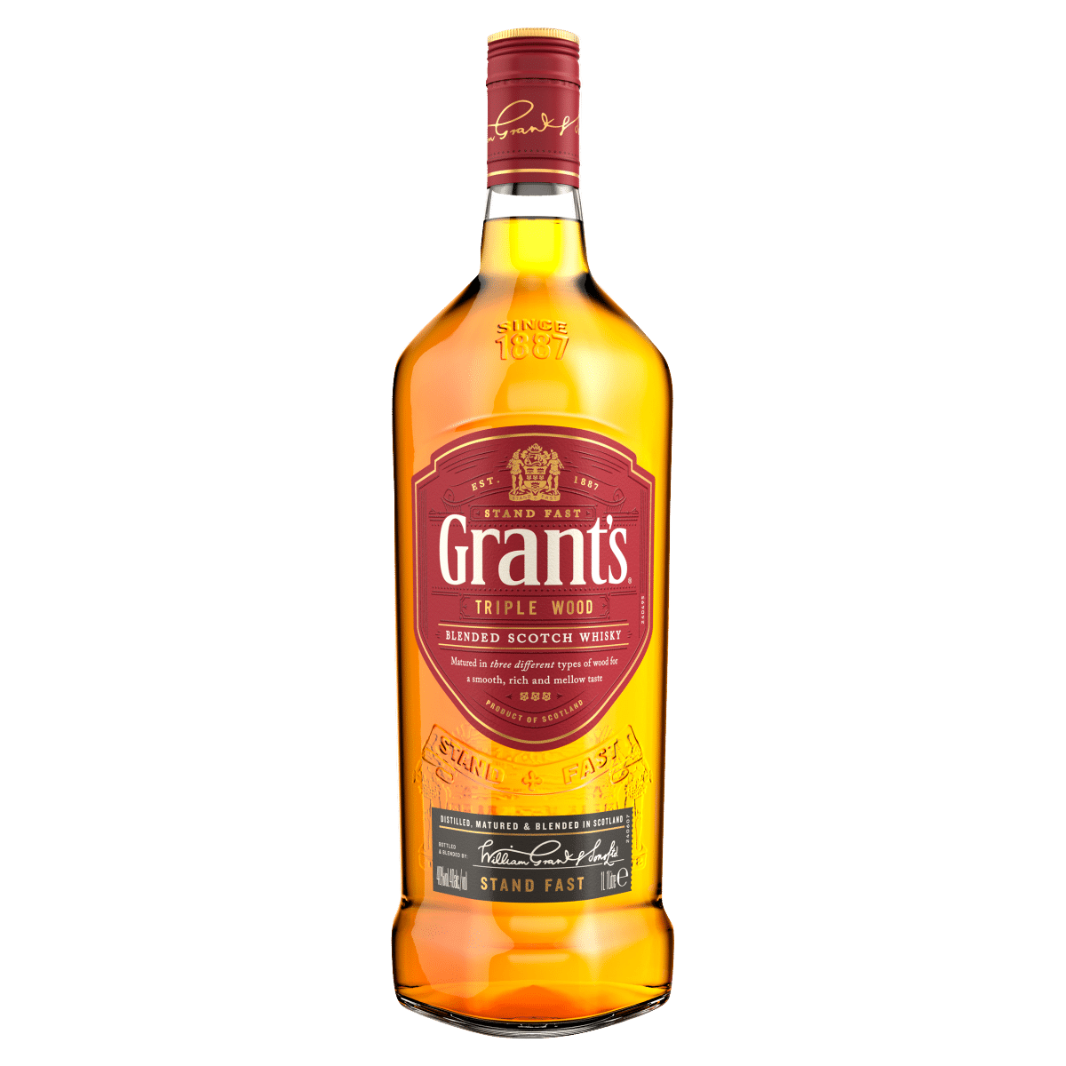 Grant’s Triple Wood Blended Scotch Whisky 1 Litre