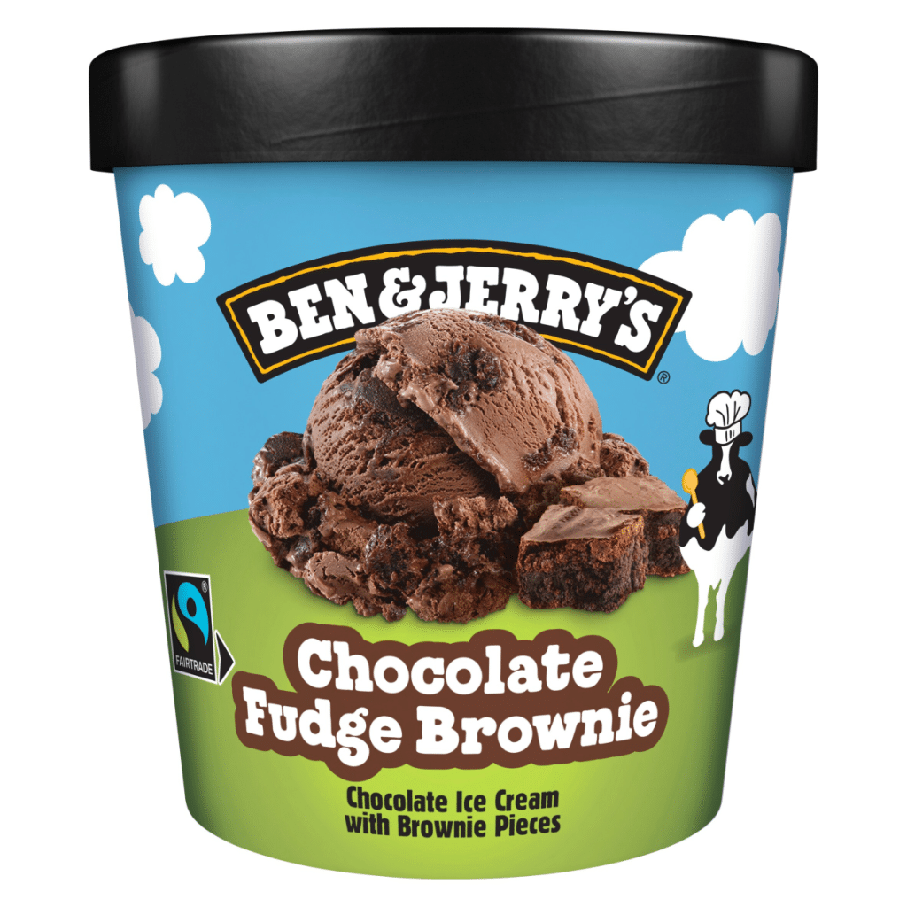 Ben & Jerry’s Ice Cream Tub Chocolate Fudge Brownie 465 ml