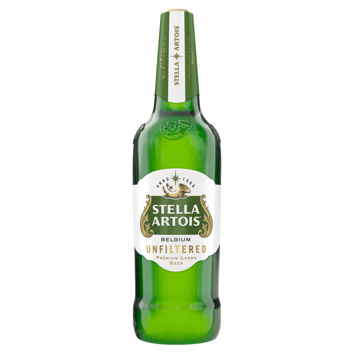 Stella Artois Belgium Unfiltered Premium Lager Beer 620ml