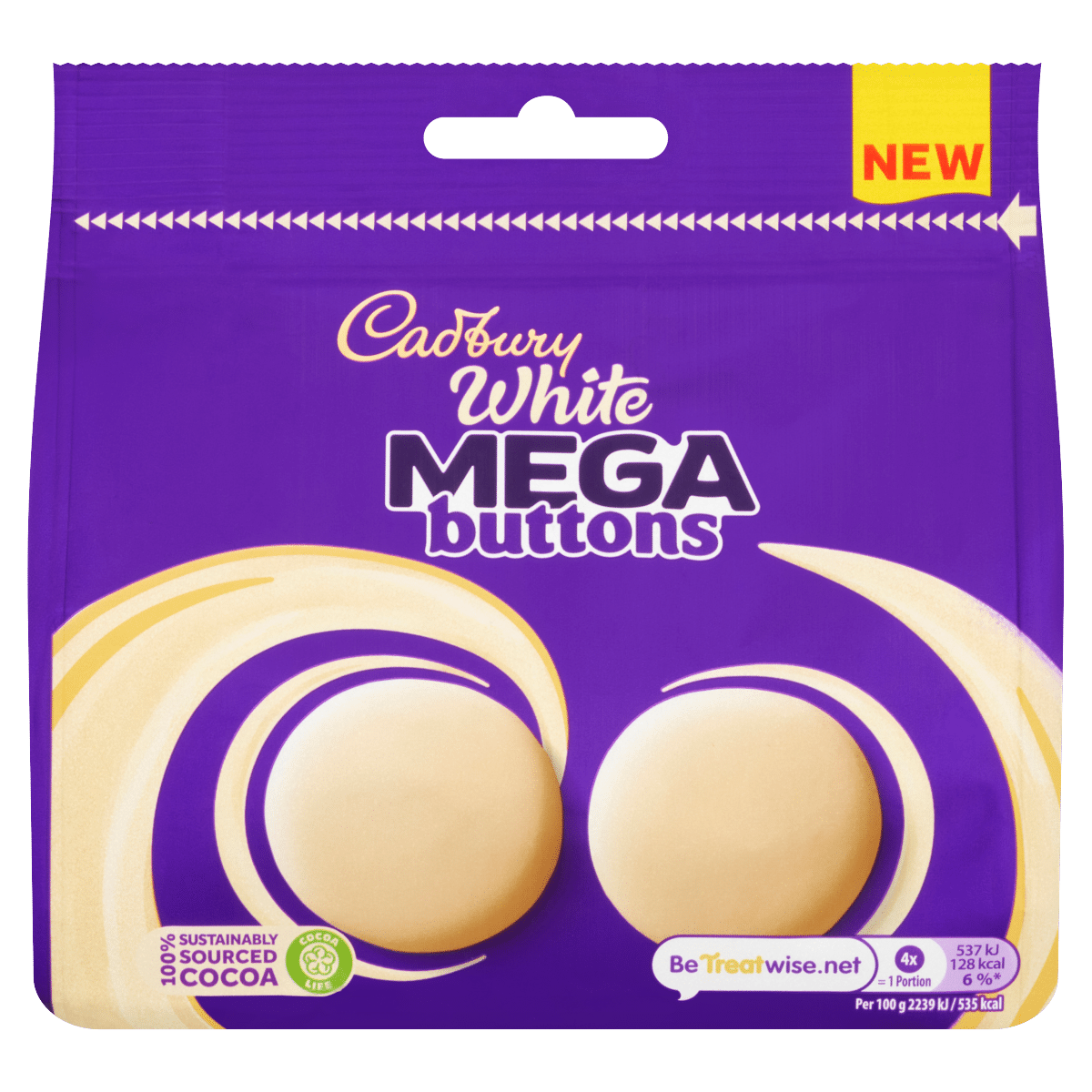 Cadbury White Mega Buttons 192g