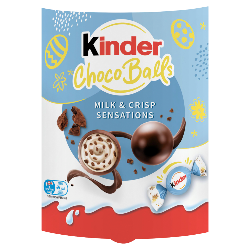 Kinder 11 Choco Balls Milk & Crisp Sensations 90g