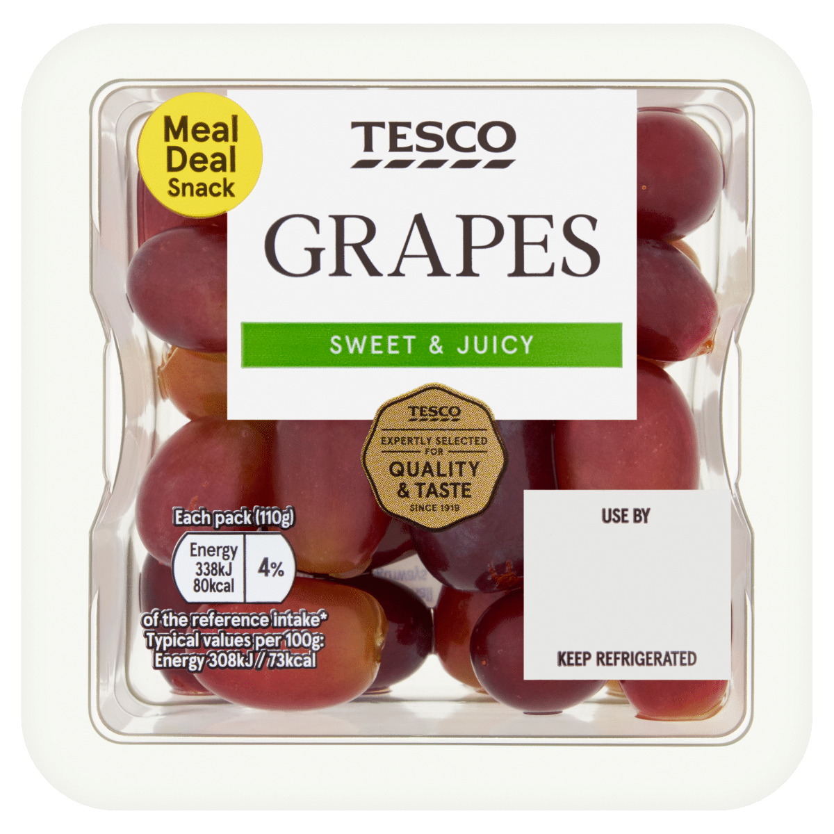 Tesco Grapes 110g