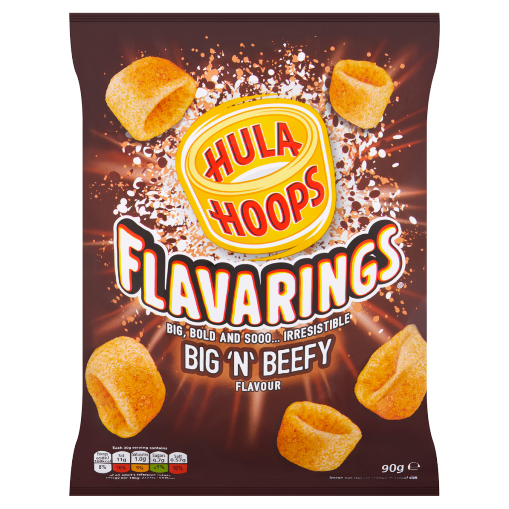 Hula Hoops Flavarings Big ‘N’ Beefy Flavour 90g