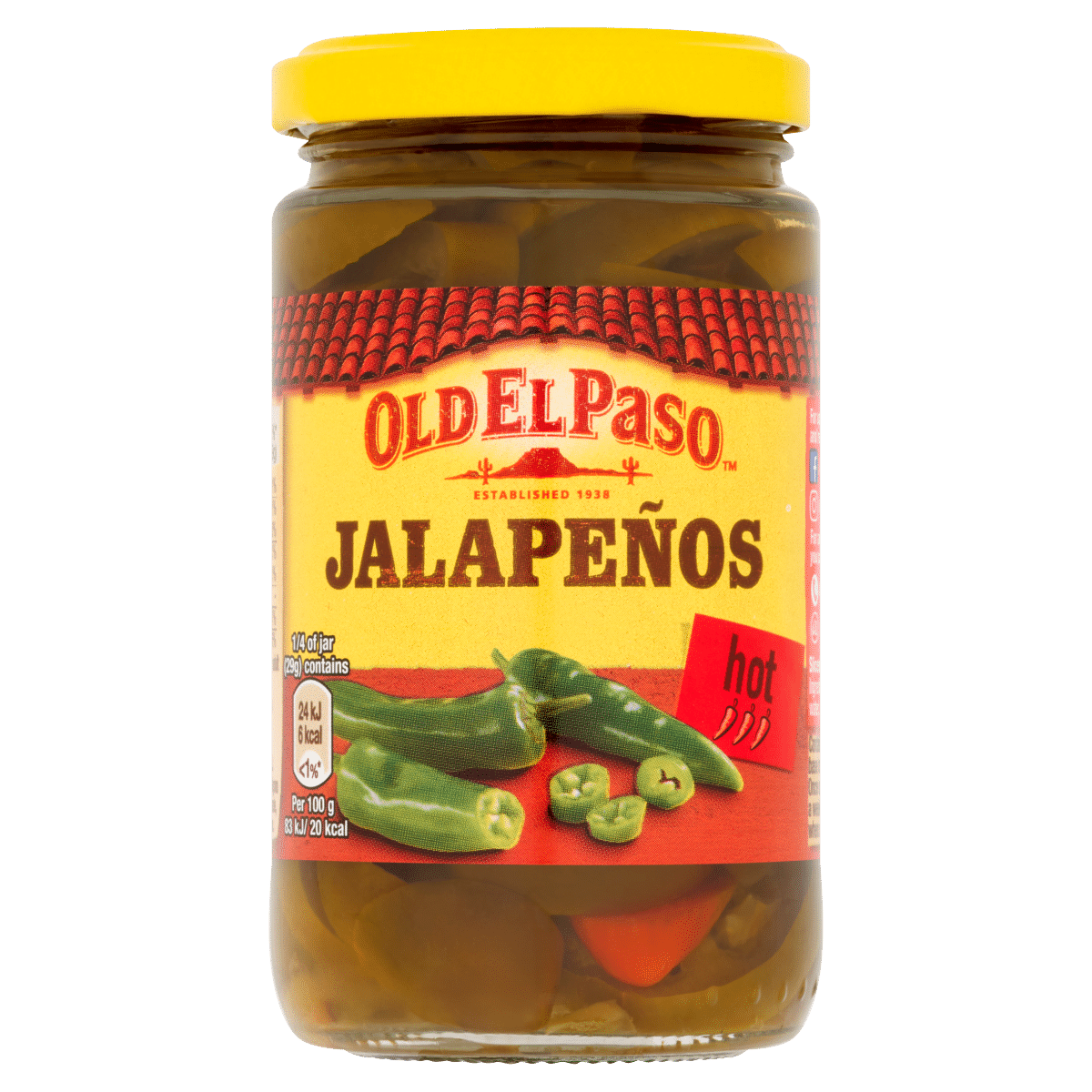 Old El Paso Jalapeños 215g