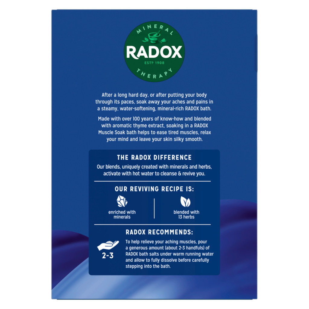 Radox Mineral Therapy Muscle Soak Bath Salts 400 g