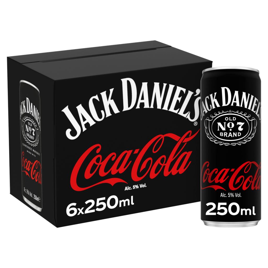 Jack Daniel’s & Coca-Cola 6 x 250ml