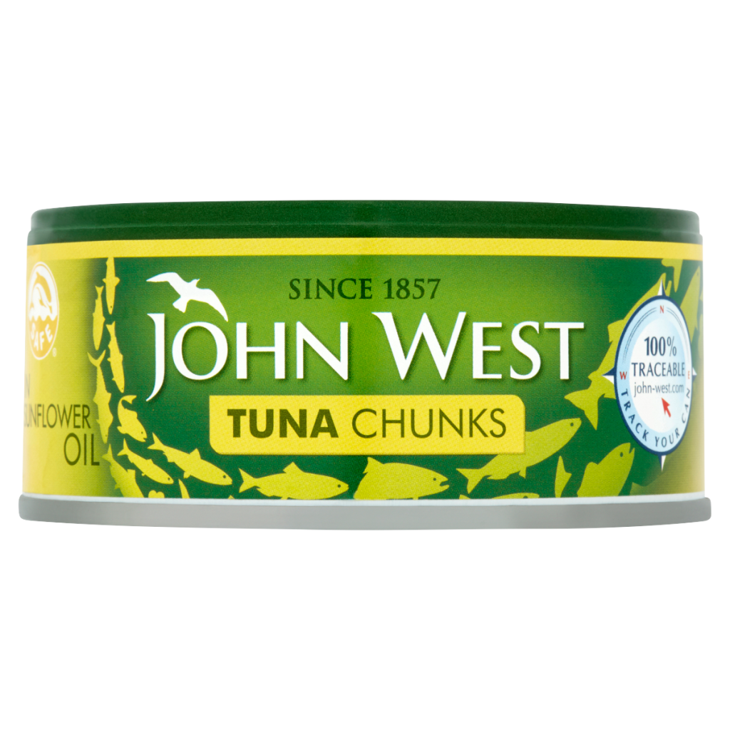 John West Tuna Chunks in Sunflower Oil 145g