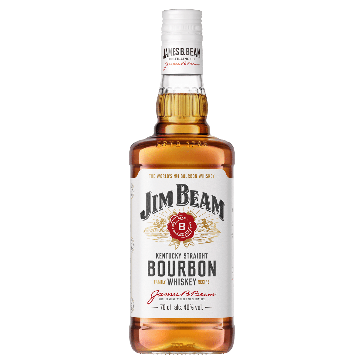 Jim Beam Kentucky Straight Bourbon Whiskey 70cl