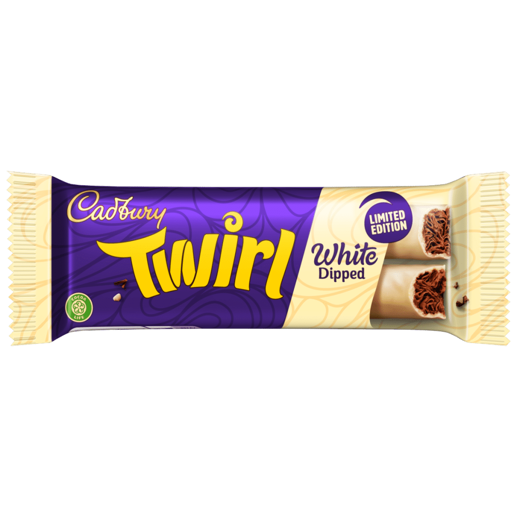 Cadbury Twirl White Dipped Chocolate Bar 43 g