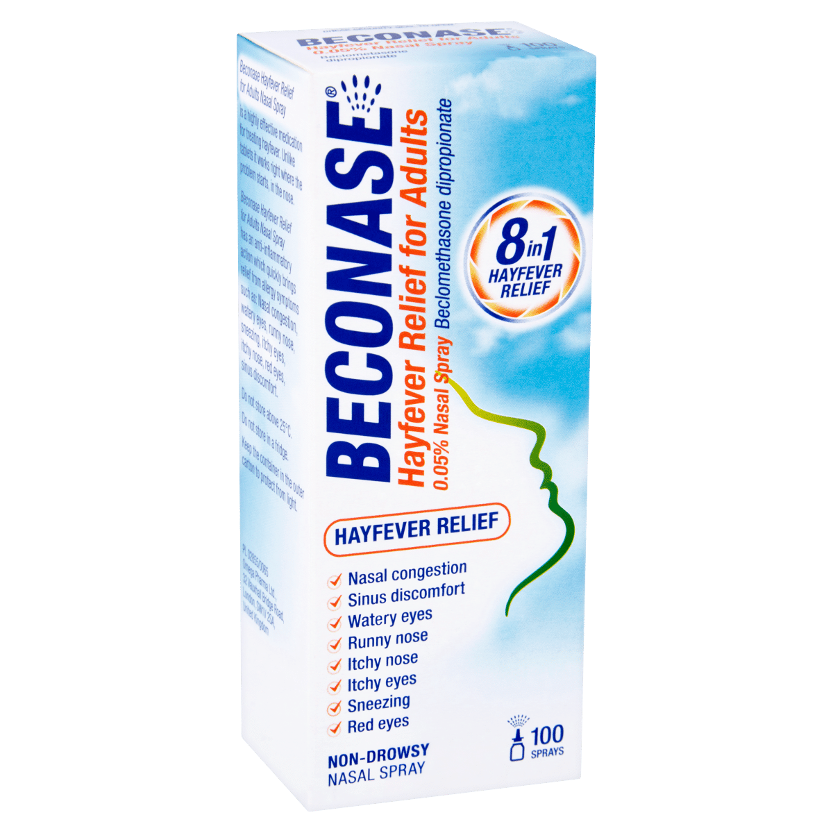 Beconase Hayfever Relief for Adults 0.05% Nasal Spray