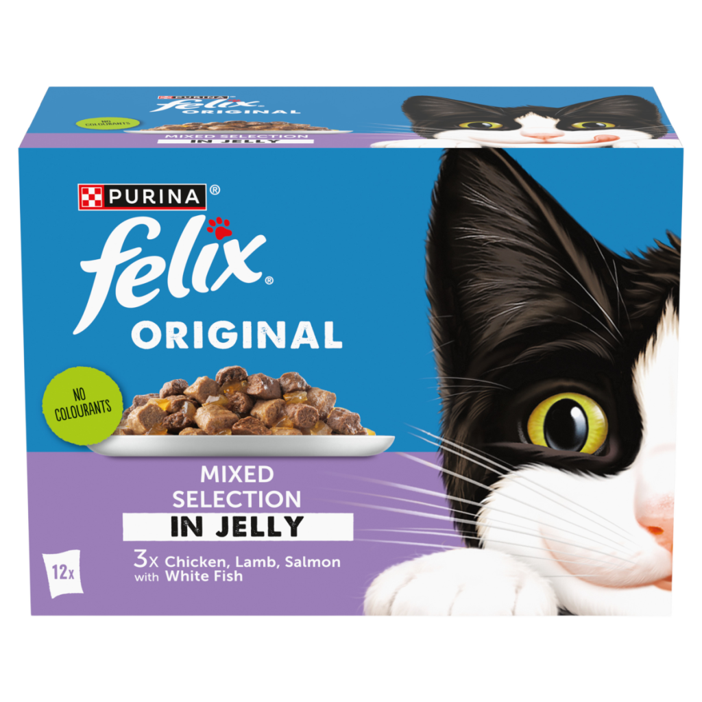 FELIX Original Mixed Selection in Jelly Wet Cat Food 12x85g