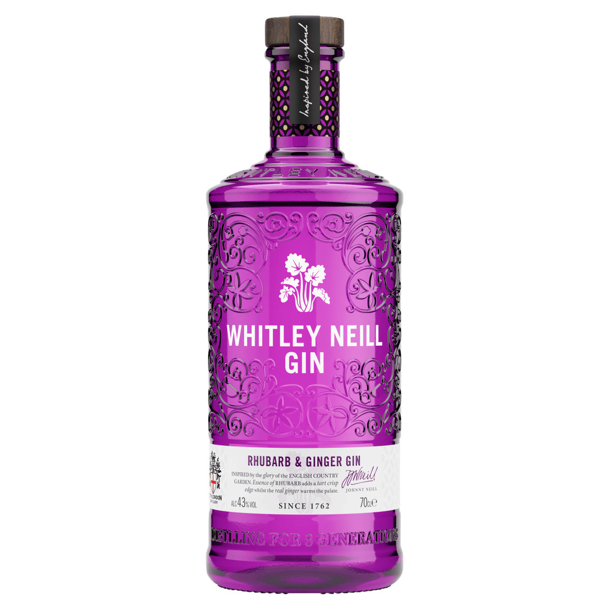 Whitley Neill Rhubarb & Ginger Gin 70cl