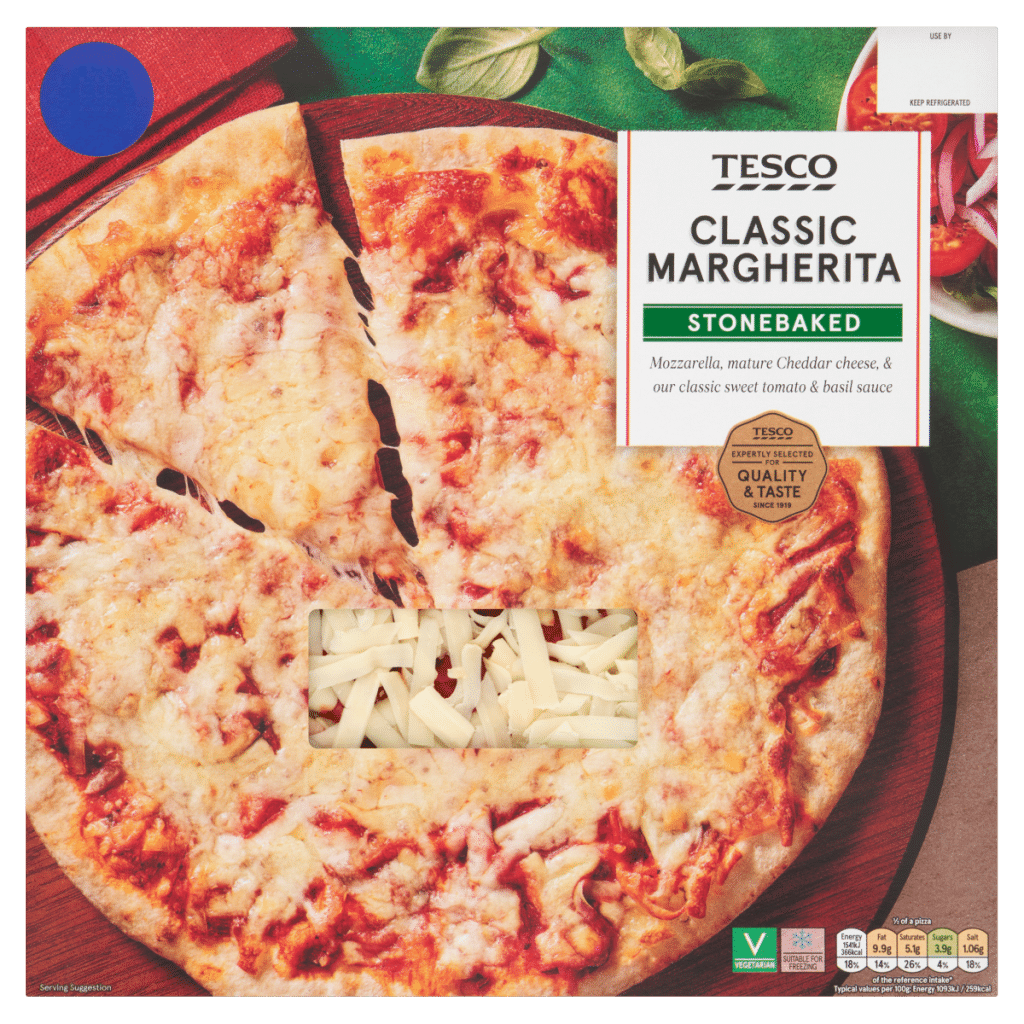 Tesco Stonebaked Classic Margherita 306g