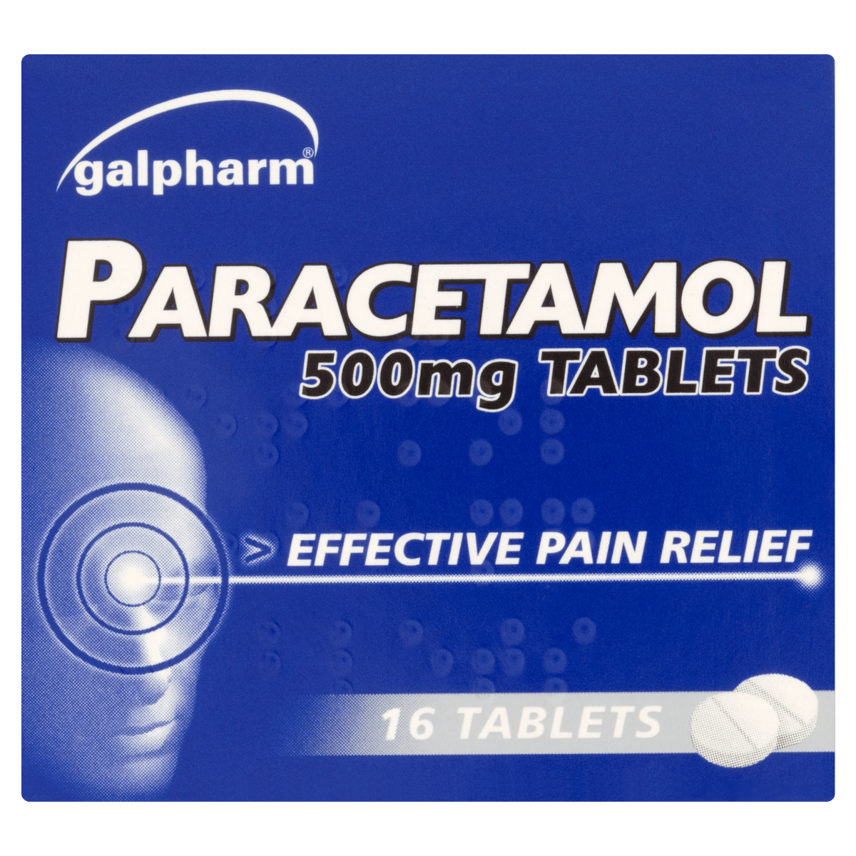Galpharm Paracetamol 500mg Tablets 16 Tablets