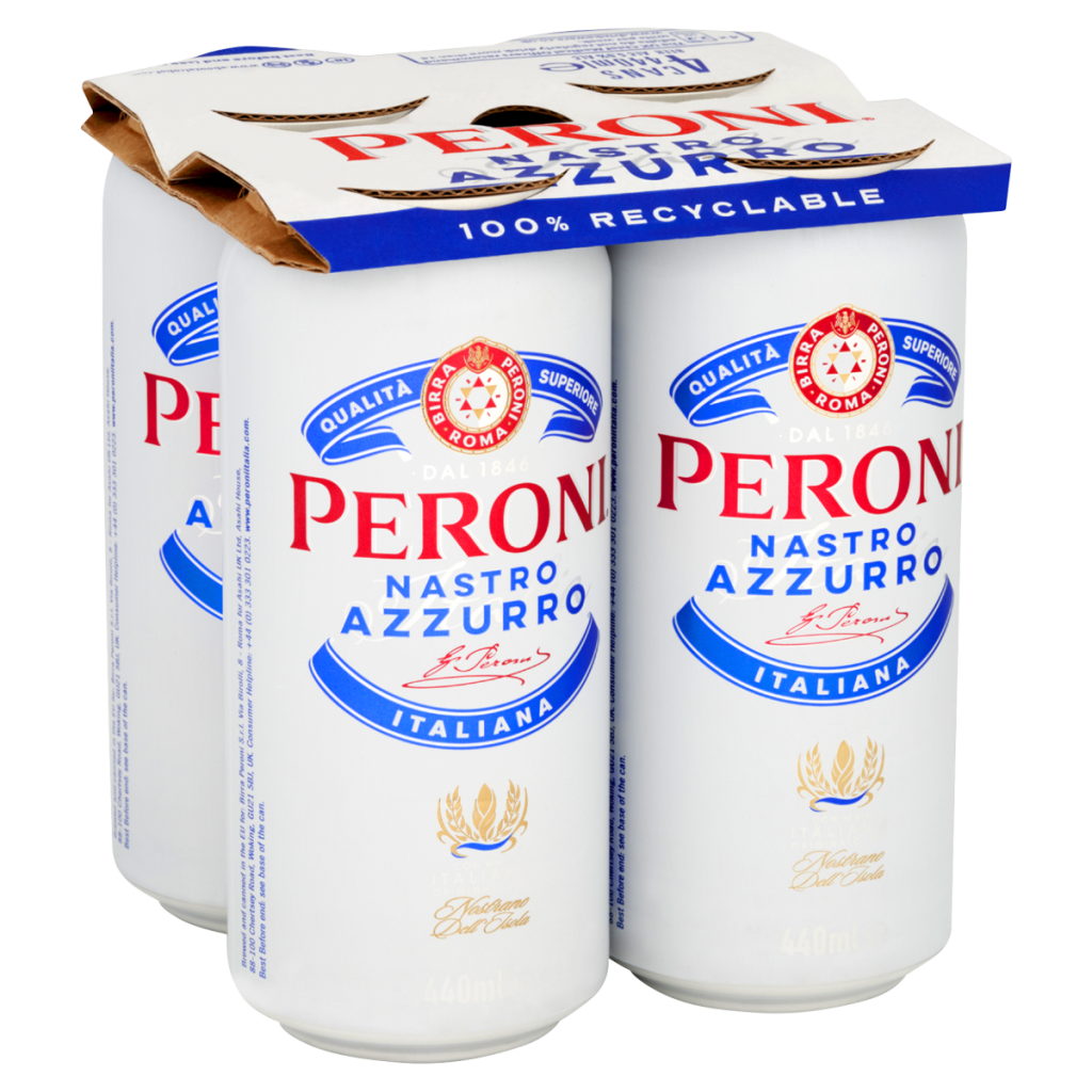 Peroni Nastro Azzurro 4 x 440ml