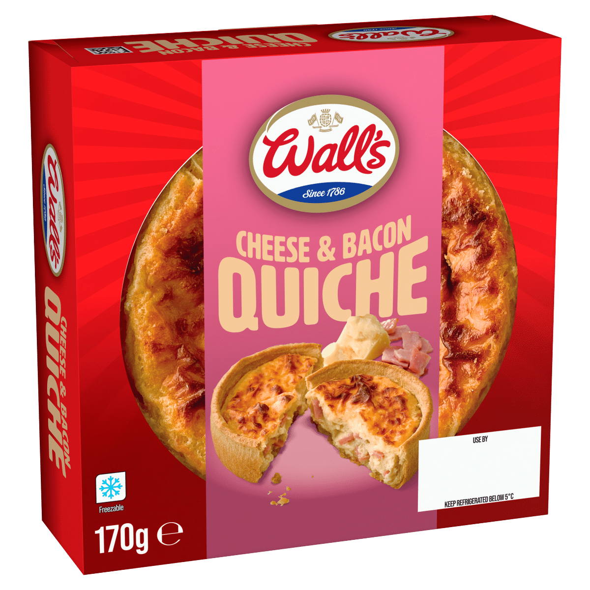 Wall’s Cheese & Bacon Quiche 170g