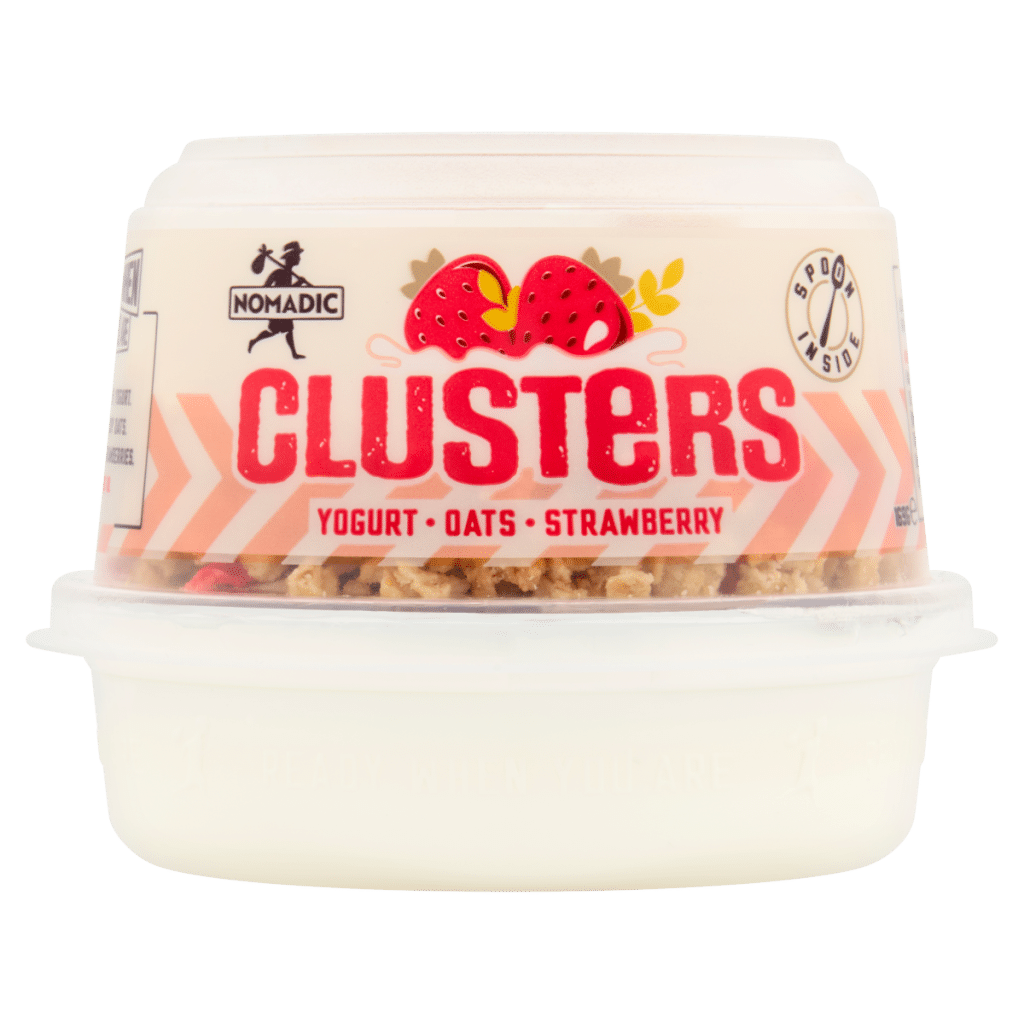 Nomadic Clusters Yogurt & Oats & Strawberry 169g