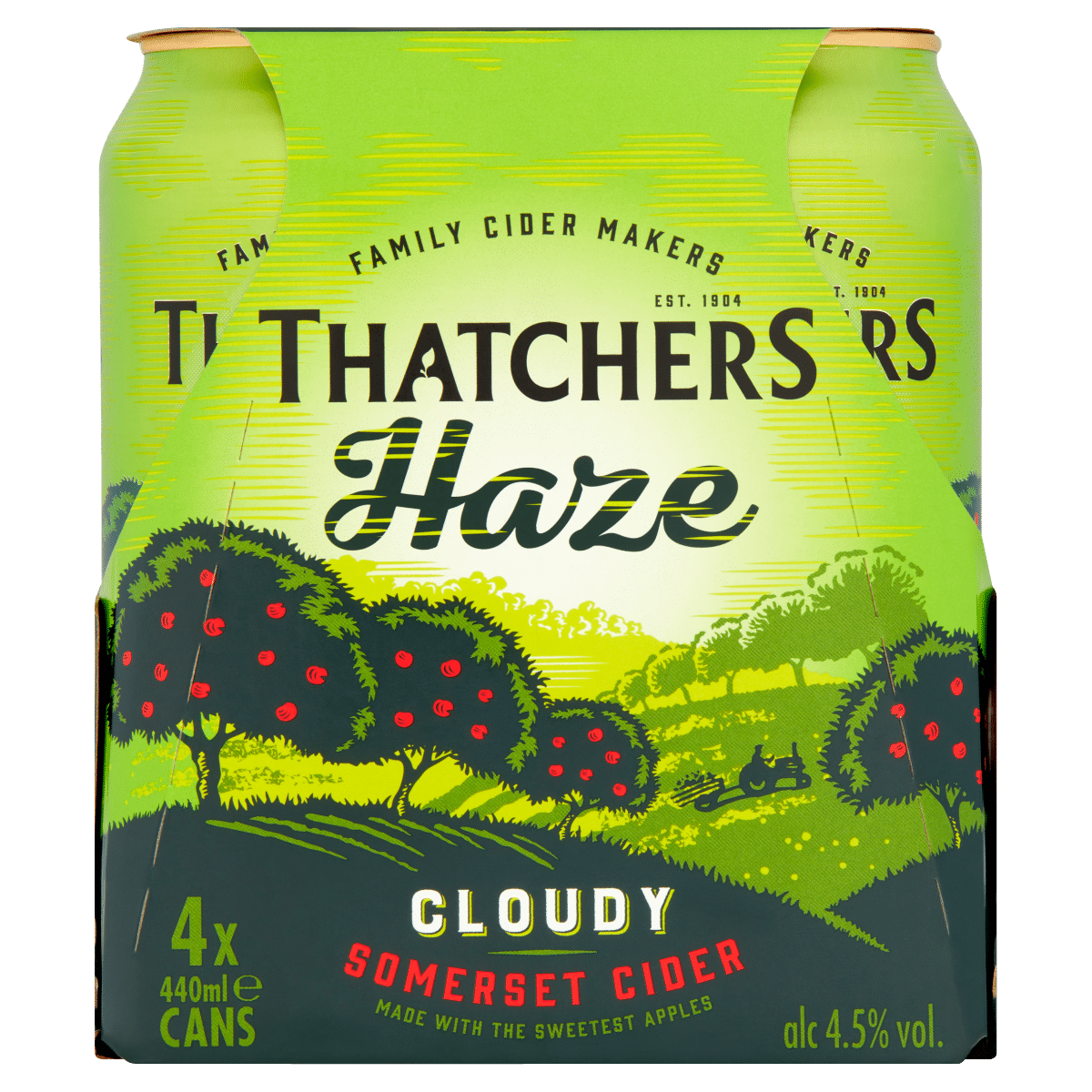 Thatchers Haze Cider 4 x 440ml