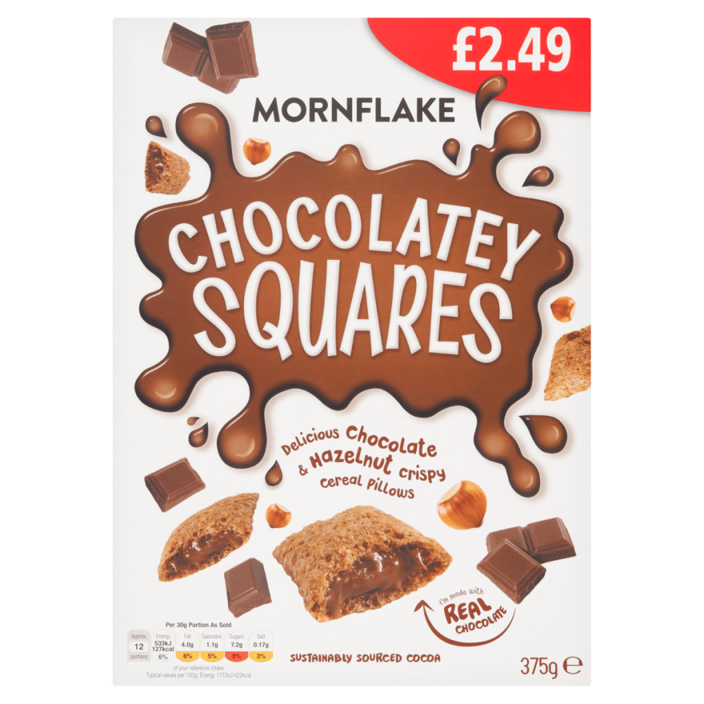 Mornflake Chocolatey Squares 375g
